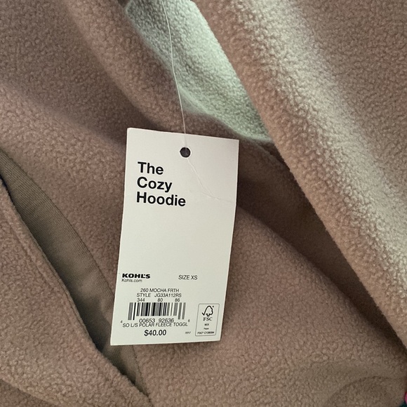 Women’s Beige Fleece Jackets Coat ,Hoodie✨ - Picture 9 of 10